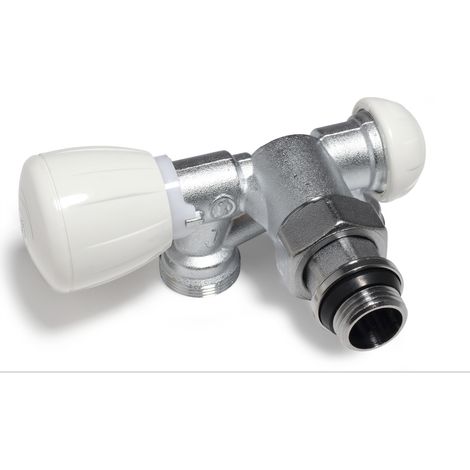 Valvola micrometrica termostatizzabile a squadra Giacomini R357M1 1/2" x 16
