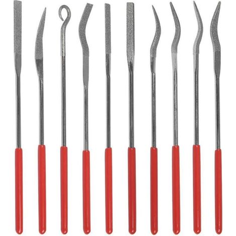 10-teiliges Diamantschleiffeilen-Set