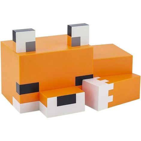 Paladone Minecraft Fox Nachtlicht orange und weiß