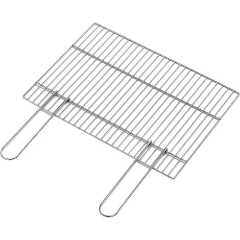 GRATICOLA MANICI RICHIUDIBILI IN ACCIAIO cm 57 x 40  - OMPAGRILL