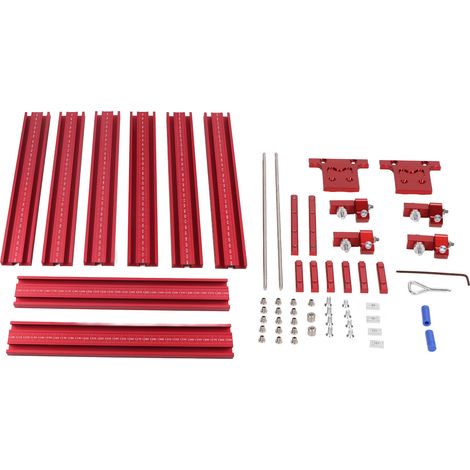 Rail de guidage de scie en alliage d'aluminium, Kit d'outils universels parallèles pour le travail du bois (1/5)