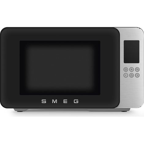 Smeg MOC01BLMEU. Posizionamento dell'apparecchio: Superficie piana, Tipo di prodotto: Microonde con grill, Capacità interna: 29 L, Potenza Microonde: 900 W, Display incorporato, Tipo di display: LC... (1/5)