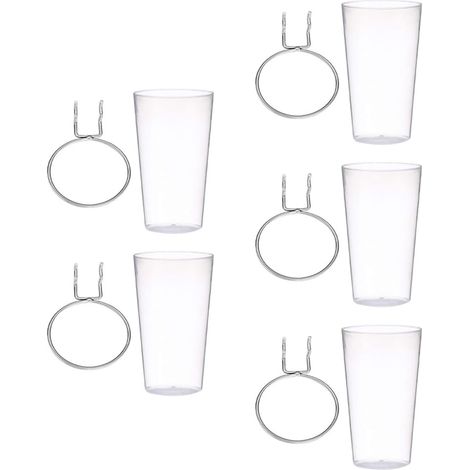 pour panneau perforé et coupelles de rangement rondes