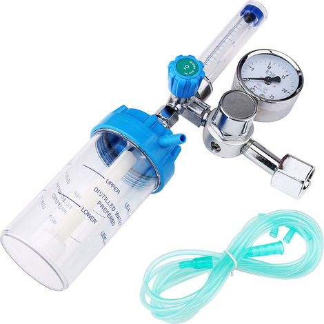 YH.YX11A Inhalateur d'oxygène médical de type bouée Manomètre d'oxygène G5/8 (1/5)