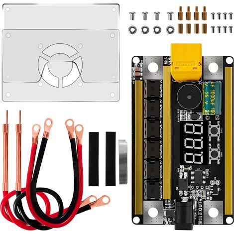 Carte de commande mini poste à souder par points 99 niveaux de puissance réglables pour batterie plomb acide batterie modèle bateau batteries voiture et feuille nickel 0.1-0.2mm