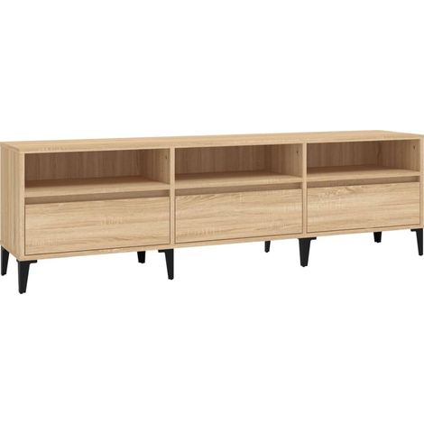 Maison Exclusive - TV-Schrank Sonoma-Eiche 150x30x44,5 cm Holzwer