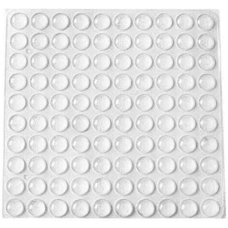 Pair Butées de Protection en Caoutchouc, 200 PCS Arrêts de Portes Mural, Tampons de Porte, Nouveau Matériau Réutilisable, Transparente Pieds Adhésifs Anti-Choc Pour Protéger Les Murs et Meuble.(10×3mm