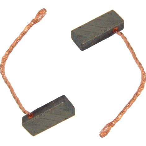 2x Trade-Shop Motorkohlen / Kohlebürsten / Schleifkohlen 4,4 x 6 x 14mm 12-24V für verschiedene KFZ-Motoren Rolltor Garagentor Antriebe Lichtmaschine
