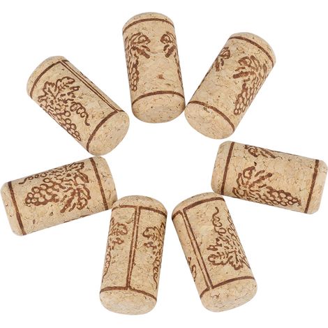 50 bouchons droits en liège naturel (22 x 44 mm) pour bouteilles de vin (1/5)