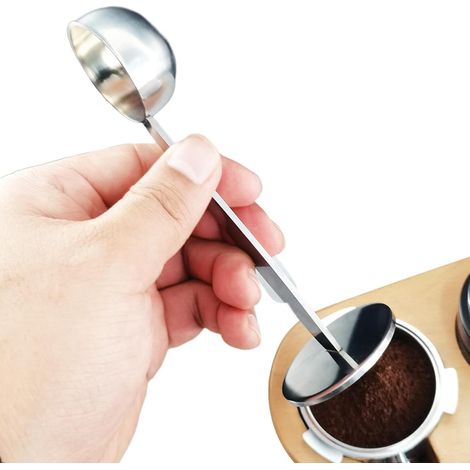 Cuillère À Café En Acier Inoxydable Poli Design Moderne Et Pratique Mesure Précise Pour Café En Grain Ou Préparations Liquides (1/4)
