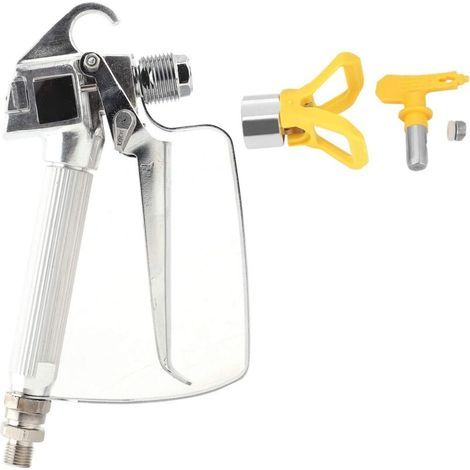 Peinture pour pistolet de pulvérisation sans air haute pression avec support de pulvérisation et buse de pulvérisation (1/5)