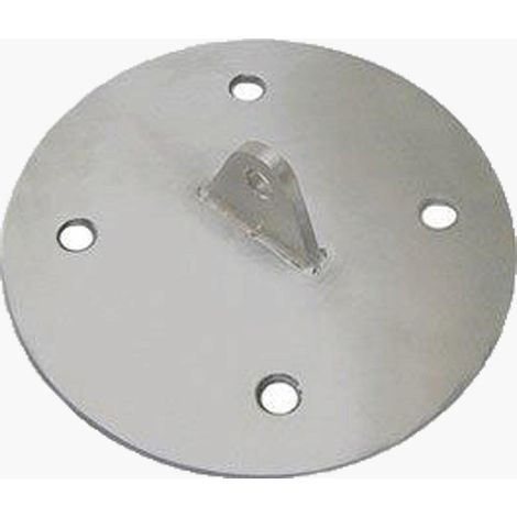 Platine de fixation ronde Ø180mm en inox