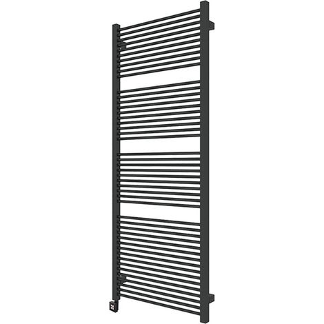 Elektrischer Handtuchheizkörper - Schwarz - Höhe 735mm Breite 530mm - 400 Watt - MIK735/530E1N