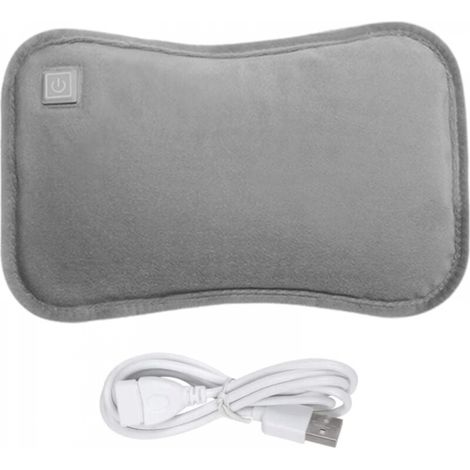 Bouillotte électrique, avec housse en flanelle, pliable, lavable, chauffe-lit automatique, chauffe-mains (1/4)