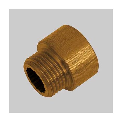 PROLUNGA OTTONE GIALLO - 3/8 x 15 - 10 pezzi - MADE IN ITALY