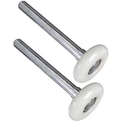 Lot de 6 rouleaux de porte de garage en nylon durable de 5,1 cm 6200ZZ 11 roulement à billes tige de 120 mm (rouleau de porte de garage 120 mm) (1/5)