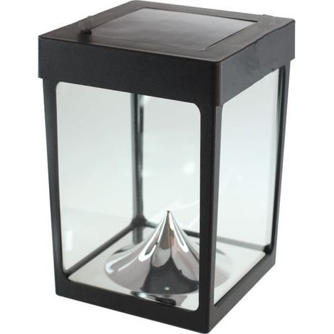 Farol LED Negro Cristal ABS 12 x 12 x 18 cm (1/5)