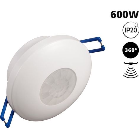 Sensor PIR De Movimiento - Superficie/Empotrable - 600W -