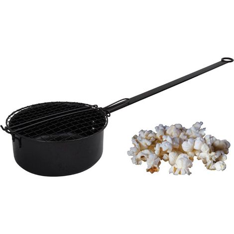 Esschert Design Popcornpfanne - Karbonstahl (1/4)