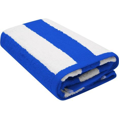 Telo mare a righe della collezione K, set da 2, taglia unica, blu (1/3)