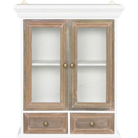 Meuble Haut De Cuisine - Armoire murale Blanc 49x22x59 cm Bois d'ingénierie fr32299 (1/5)