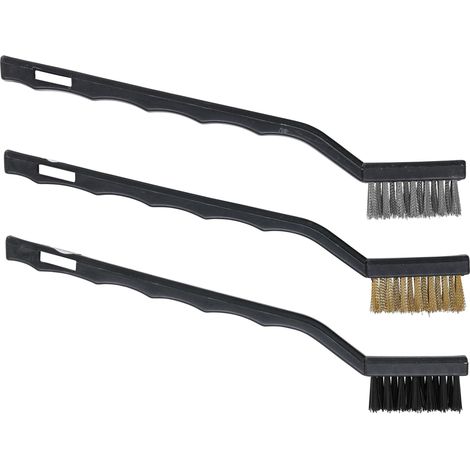 Serie di spazzole  175 mm  3 pz. (1/4)