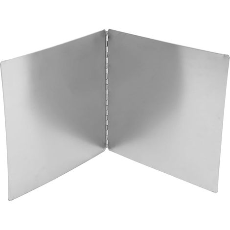 Stainless Steel Splash Guards, 30 x 30 cm, Set of 2 Oil Resistant and Thermal Insulation Boards, Practical Kitchen Splashback Protection and Baking Tray (1/5)
