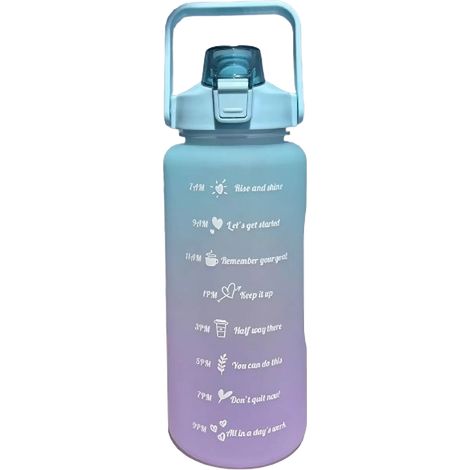 Gobelet isotherme de sport pour femme, grande capacité, avec paille, en plastique, portable et givré. Excellent rapport qualité-prix. (1/4)