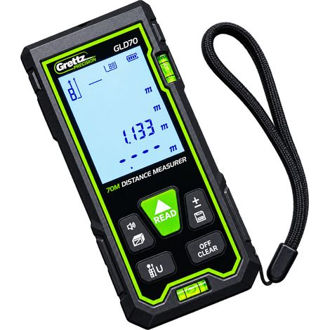 Grettz GLD70 Laser Distance Measurer 70m - Green Beam (1/4)