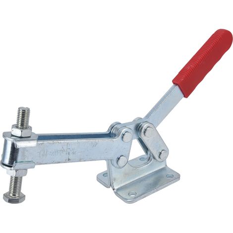 Kniehebelklemme, groß, 630 kg Haltekraft, robuste horizontale Schnellspannklemme zur Befestigung (1/5)