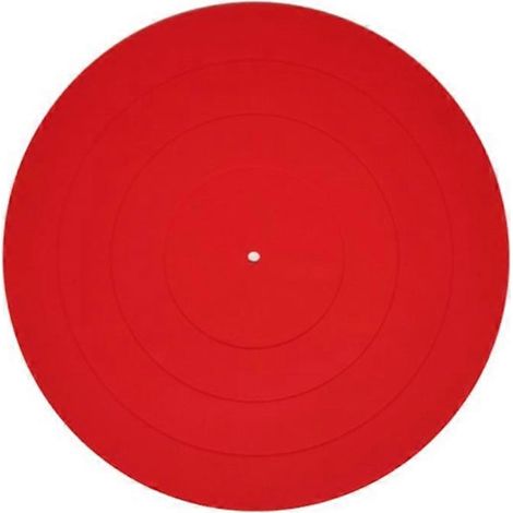 MAYRECORDS Plattentellermatte aus audiophilem Silikonkautschuk, universell für alle LP-Vinyl-Plattenspieler. (1/5)