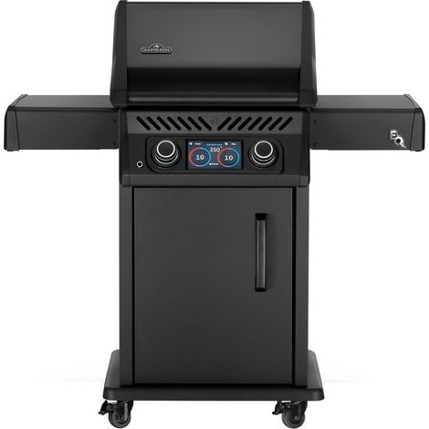 barbecue elettrico napoleon "req365" nero 2 bruciatori (1/5)