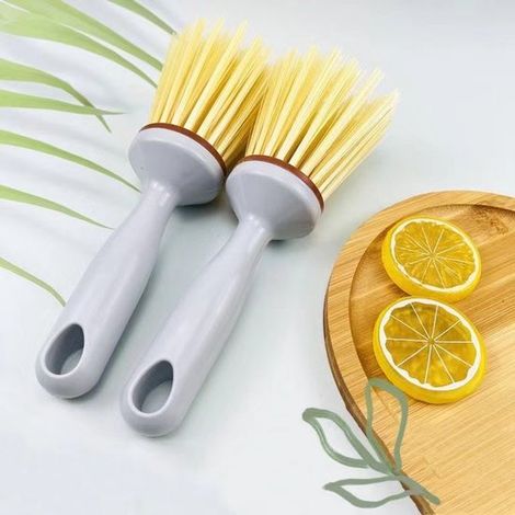 Set di 2 spazzole per pentole,Spazzola per pulire pentole e padelle,per bordi e angoli,accessori versatili per la casa,appassionati e colleghi (1/5)