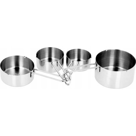 JUEGO DE TAZAS MEDIDORAS DE ACERO PARA COCINA