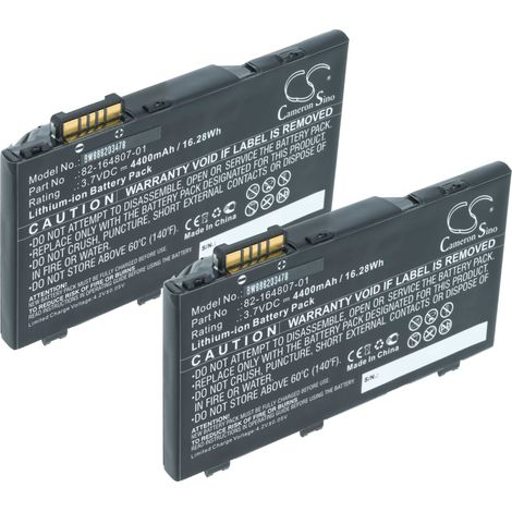vhbw 2x batteria compatibile con Symbol MC36 computer portatile scanner PDA (4400mAh, 3,7V, Li-Ion) (1/4)