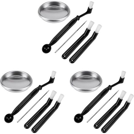 15-teiliges Kaffeemaschinen-Bürstenset mit Löffel, Kaffeemühlenbürste, Brühgruppen-Reinigungswerkzeug und Metall-Blindschale