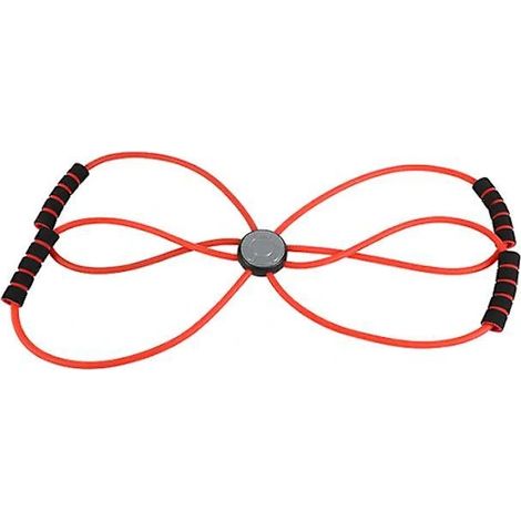 Bande de résistance en latex élastique pour le yoga, le pilates, le renforcement musculaire et les exercices abdominaux.
