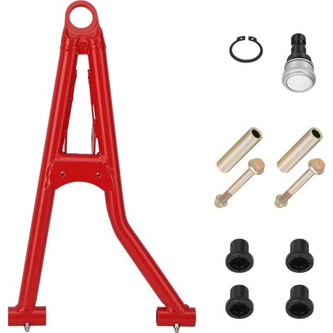 Front Left Upper Suspension Triangle with Ball Joint and Bushing Kit Compatible with Sportsman Scrambler 550 850 1000 2011-2023 1019808-067 (1/5)