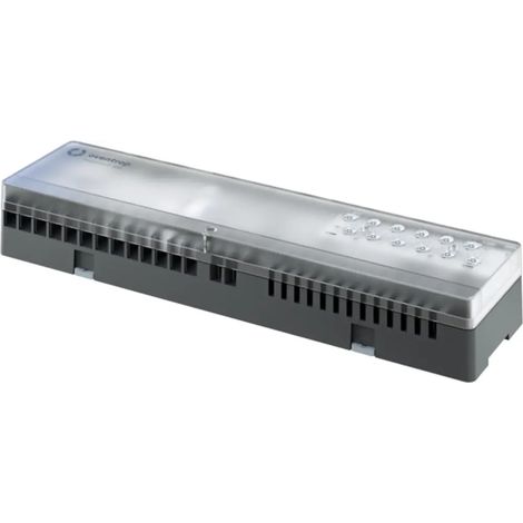 OVENTROP Regleta de conexión FloorCon F 300 con equilibrado hidráulico adaptativo para calefacción de superficie con asignación de canales, conexión de hasta 8 termostatos de ambiente / 12 actuadores,