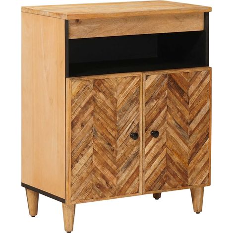 vidaXL  Storage Cabinets  Brown 60 x 33.5 x 75 cm Solid Mango Wood