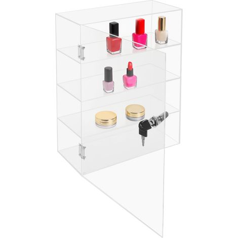 Abschließbare Acryl-Vitrine, Verkaufsthekenvitrinen, Acryl-Vitrine