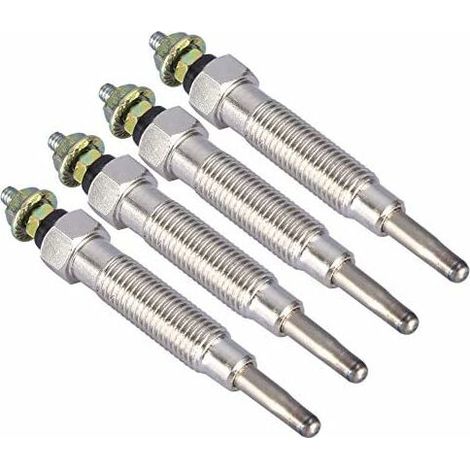 Glow Plugs Compatible with Mitsubishi Challenger L200 L300 2.5 D, 4pcs Car Dual Core Diesel Heater Glow Plugs