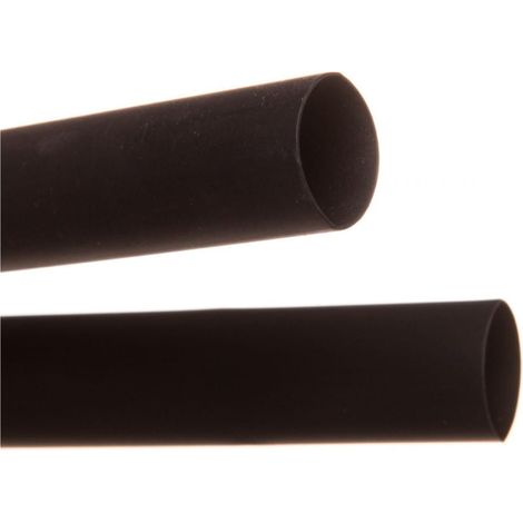 Dünnwandiger Schrumpfschlauch, 1-m-Abschnitte, CR 9.5/4.7 schwarz, 427551 /50 Stück/