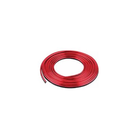 Geeignet für selbstgemachte Autoaufkleber (rot), 5 Meter lang, flexible Dekorstreifen.