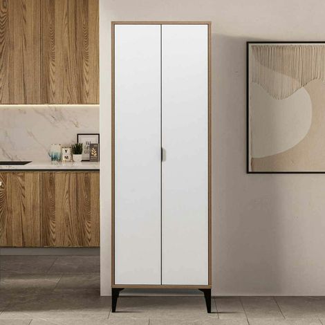Armoire de cuisine blanche 2 portes BYRON (1/5)