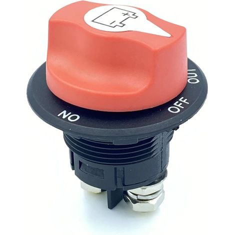Coupe Circuit de Batterie de Voiture 12 V - 48 V Interrupteur de Déconnexion de Batterie Cut/Arrêt Max 32 V 100 A CONT 150 A INT Coupure Commutateur d'Isolateur de Batterie (1/5)