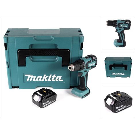 Makita DDF 459 G1J Akku Bohrschrauber 18V 45Nm im Makpac + 1x 6,0 Ah Akku - ohne Ladegerät
