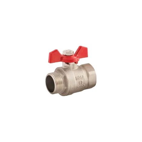 IDMAR 1"-Kugelhahn mit Absperrklappe für Grundwasser/Mutterwasser
