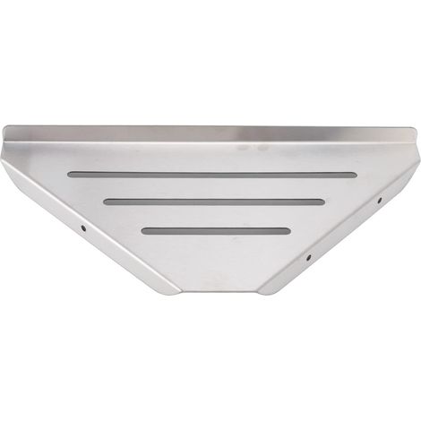 Jeffergarden – Étagère de douche d'angle en acier inoxydable – Installation facile – Optimise l'espace – Pour shampoings et gels douche (1/3)