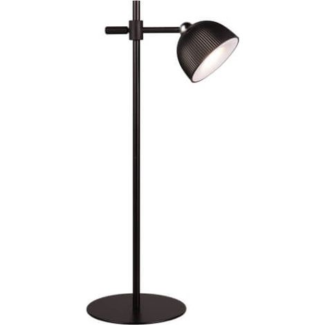 REALITY LEUCHTEN MAXIMA R57791102 LAMPE DE TABLE LED À BATTERIE EN MÉTAL NOIR MAT AVEC 4 LED 3 W TACTILES AVEC PIED, FIXATION MU (1/3)